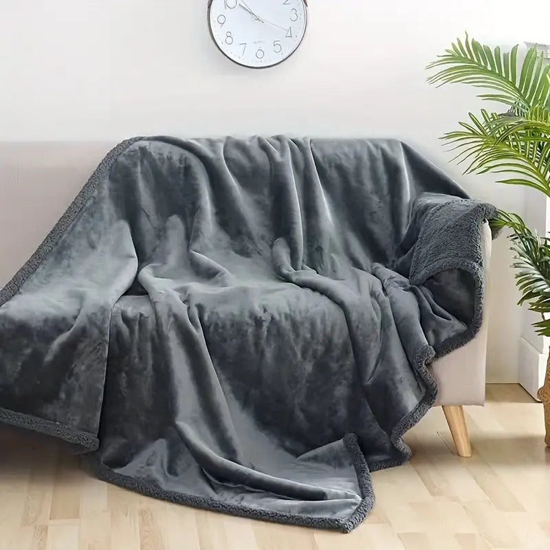 Waterproof Fleece Blanket Soft Protective Throw