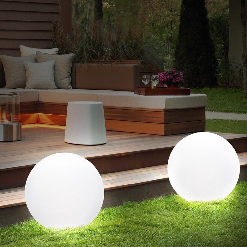 Outdoor Globe Light - Wireless, Weatherproof, 16 Colors LED Ball Light
