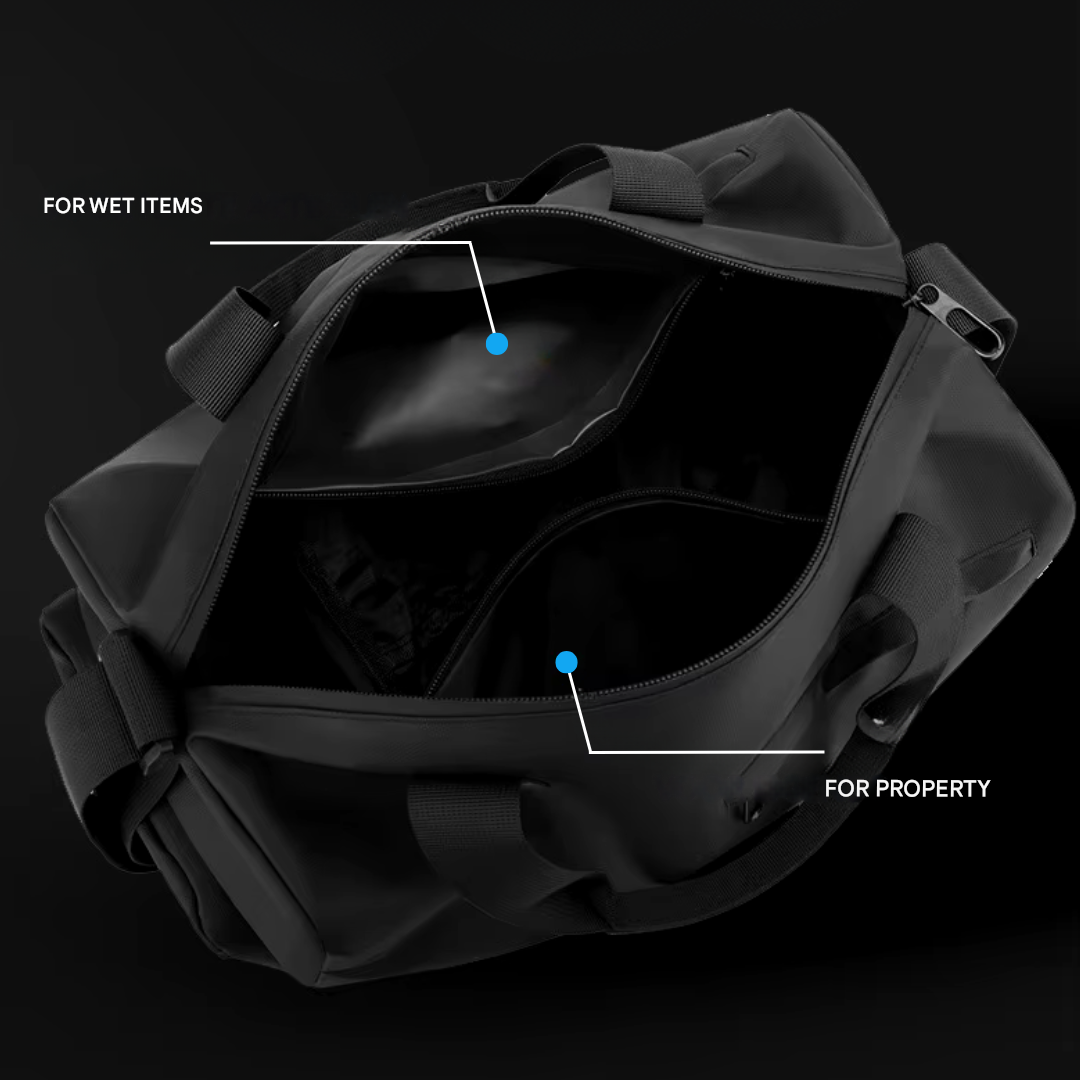 Waterproof Sports Bag with Shoe Compartment - FlexBag Pro