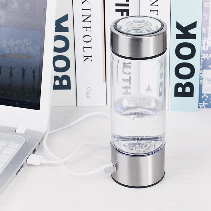 Rechargeable Alkaline Water Bottle - Hydrogen-Enriched Water