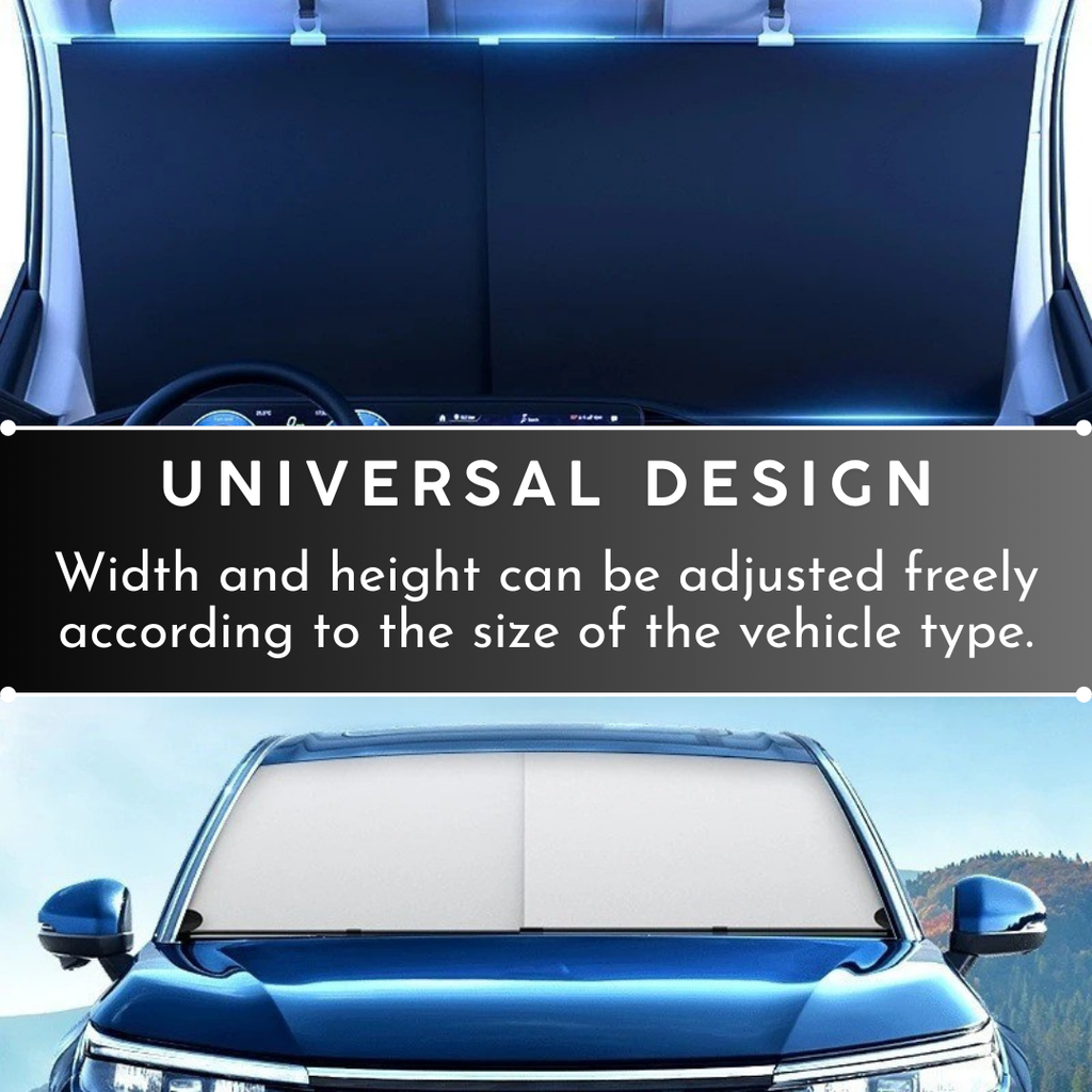 Retractable Anti-UV Light Car Windshield Sunshade