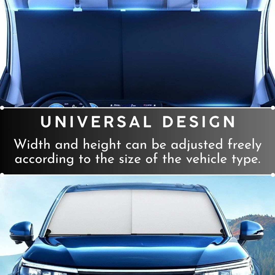 Retractable Anti-UV Light Car Windshield Sunshade