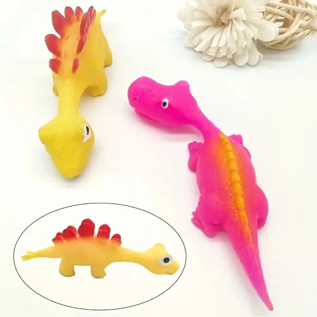 Flying Rubber Dinosaurs