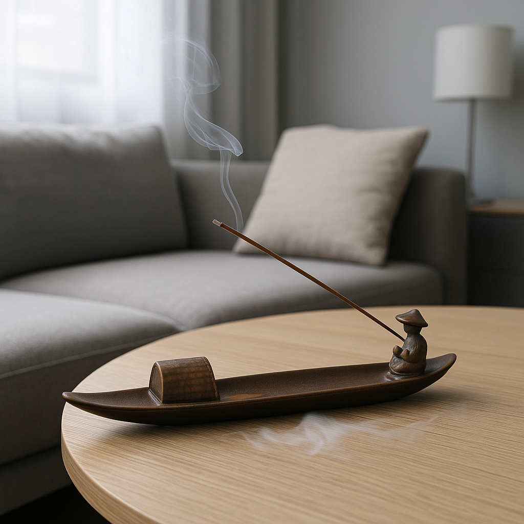 Wooden Zen Incense Holder
