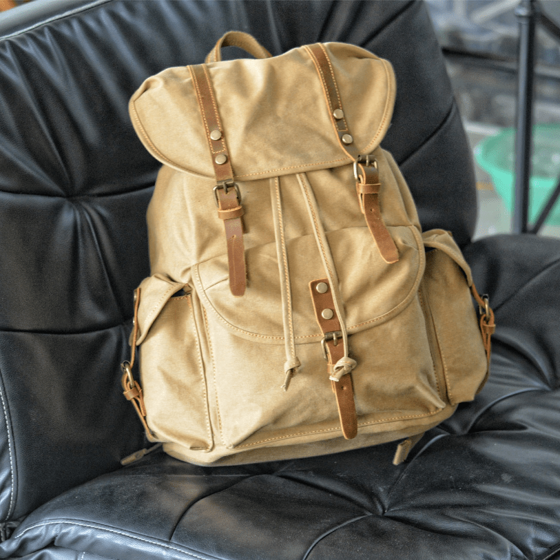 WessPack – Military Canvas Backpack Rugged & Reliable Rucksack