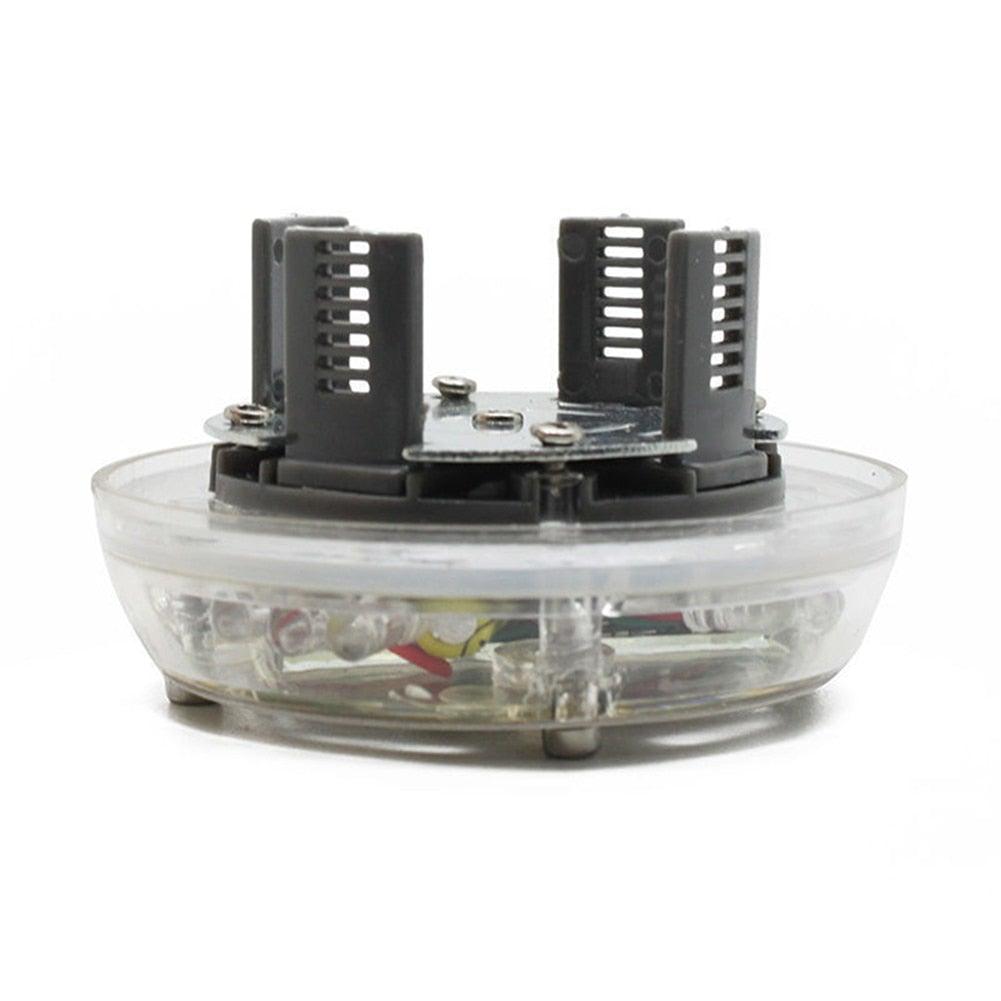 Solar-powered spoke lights