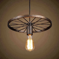 Retro-Style-Wheel-Pendant-Light