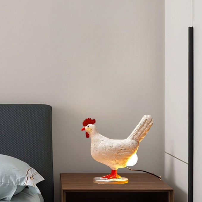 Table Lamp Funny Chicken Animal Night Light