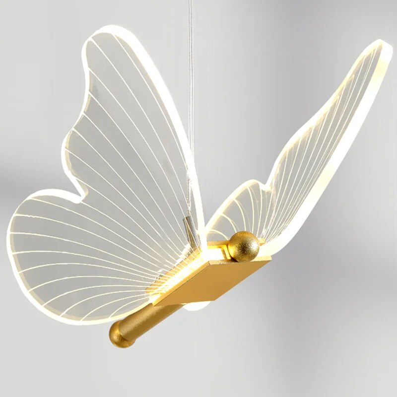Pendant Light Modern Butterfly LED Wall Fixture
