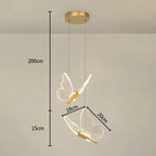 Pendant Light Modern Butterfly LED Wall Fixture
