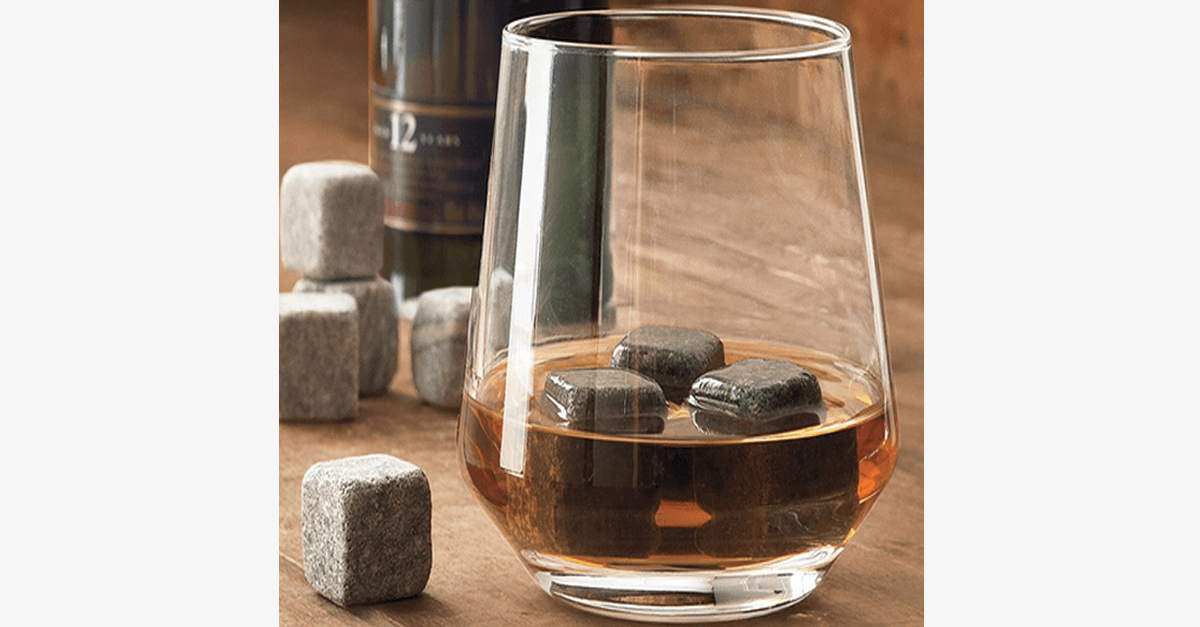 Pack of 9 Ice Stones for Spirits – Enjoy Your Drinks 'On The Rocks'!