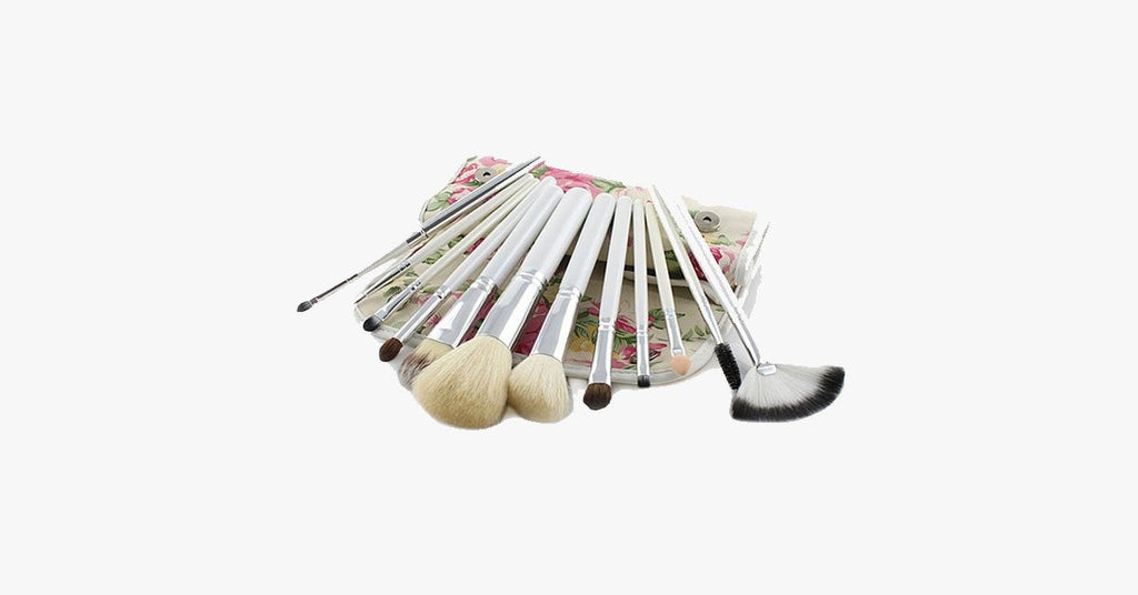 12-piece traditional brush set – Easy application of makeup