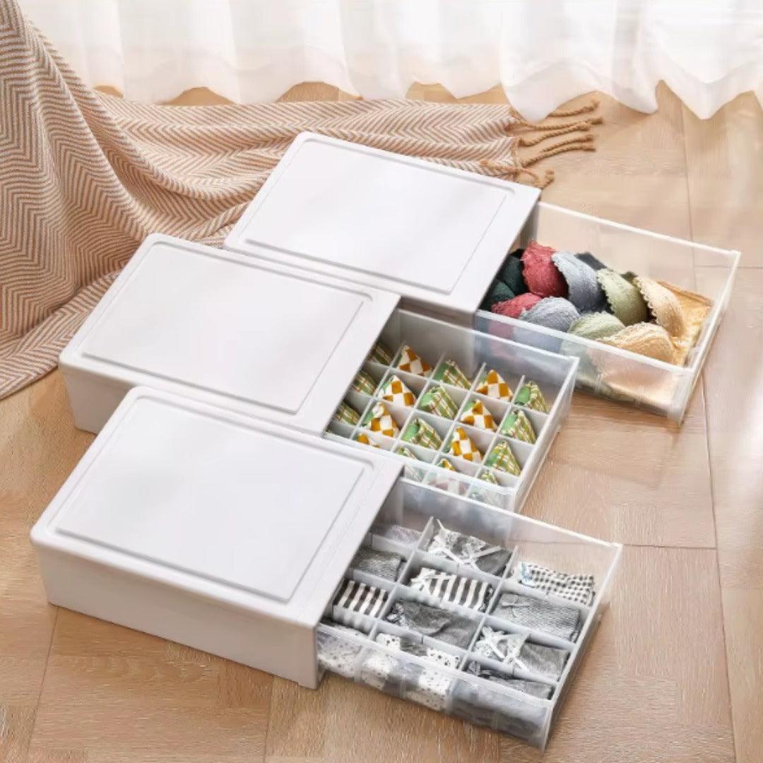 Minimalist Modular Sliding Storage Box