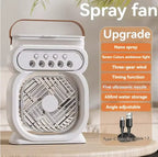 3 in 1 Portable Air Conditioner with Night Light and Humidifier