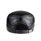 New winter hat for men with lambskin ear protection flat visor