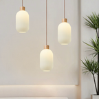 Scandinavian Style Glass Lamp