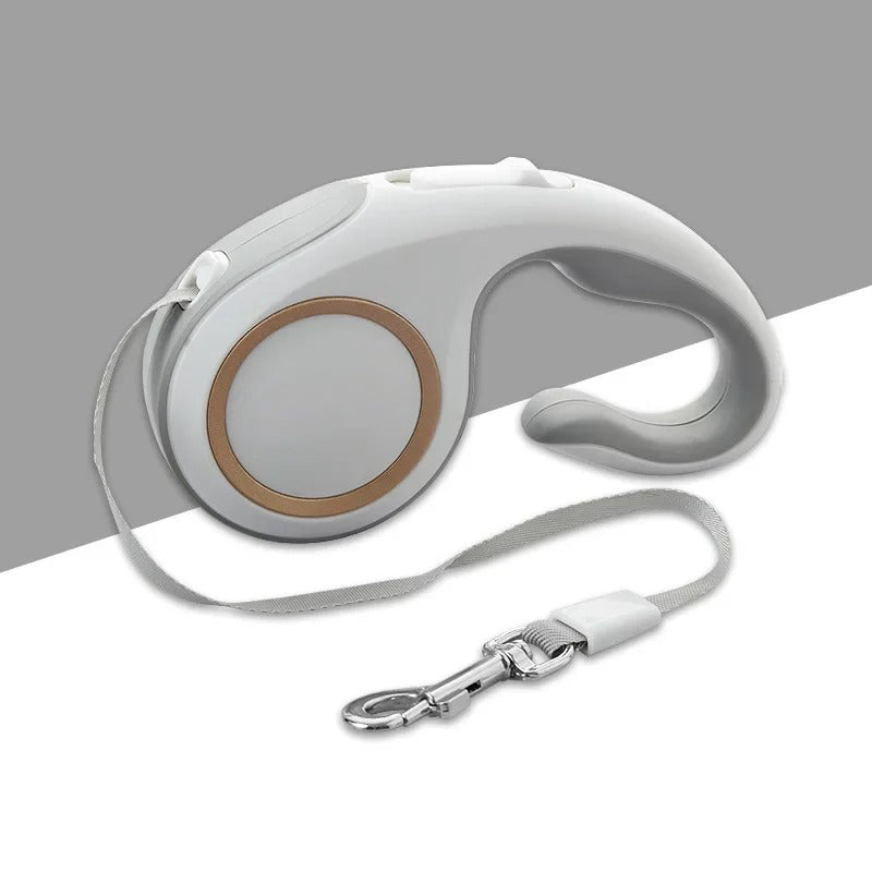 Dog Lead with Retractable Soft Grip Handle