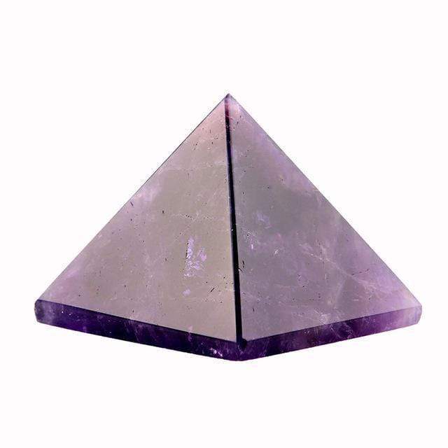 Crystal chiseled pyramid