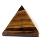 Crystal chiseled pyramid