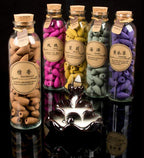 Smoking Man Backflow Incense Cones Glass Bottle 60 Pieces