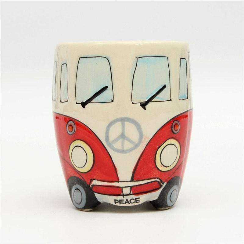GroovyCup Camperbus Mug – Retro Ceramic Coffee Mug 330ml