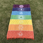 7 Chakra Rainbow Yoga Mat