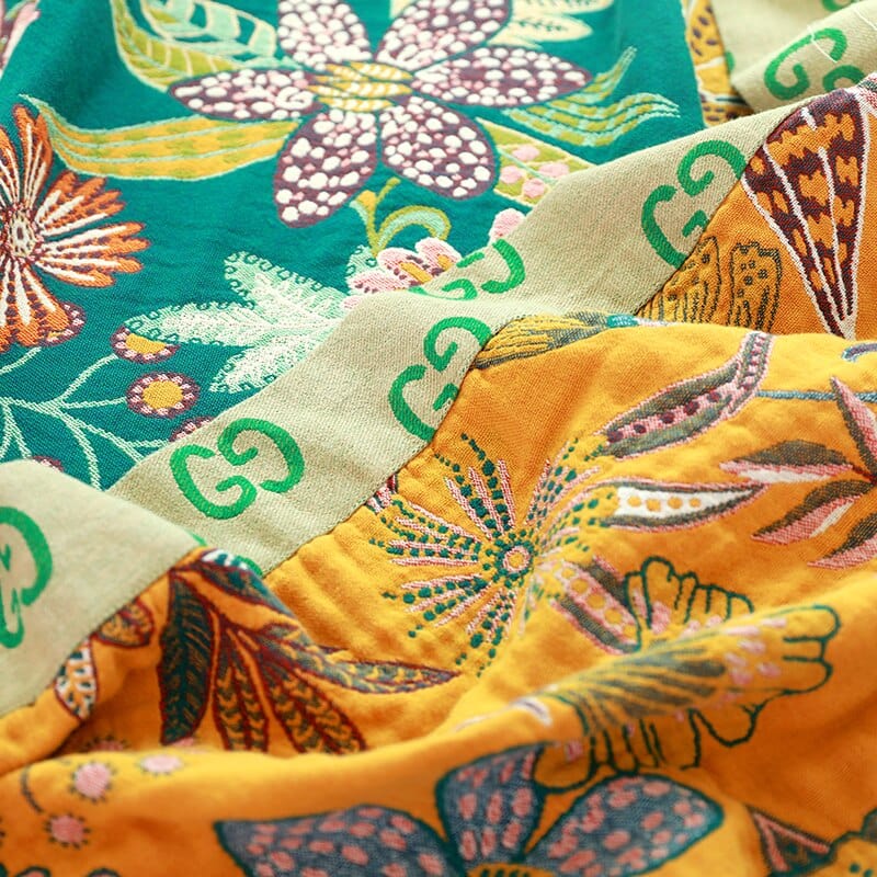 Blossom Breeze Throw Blanket