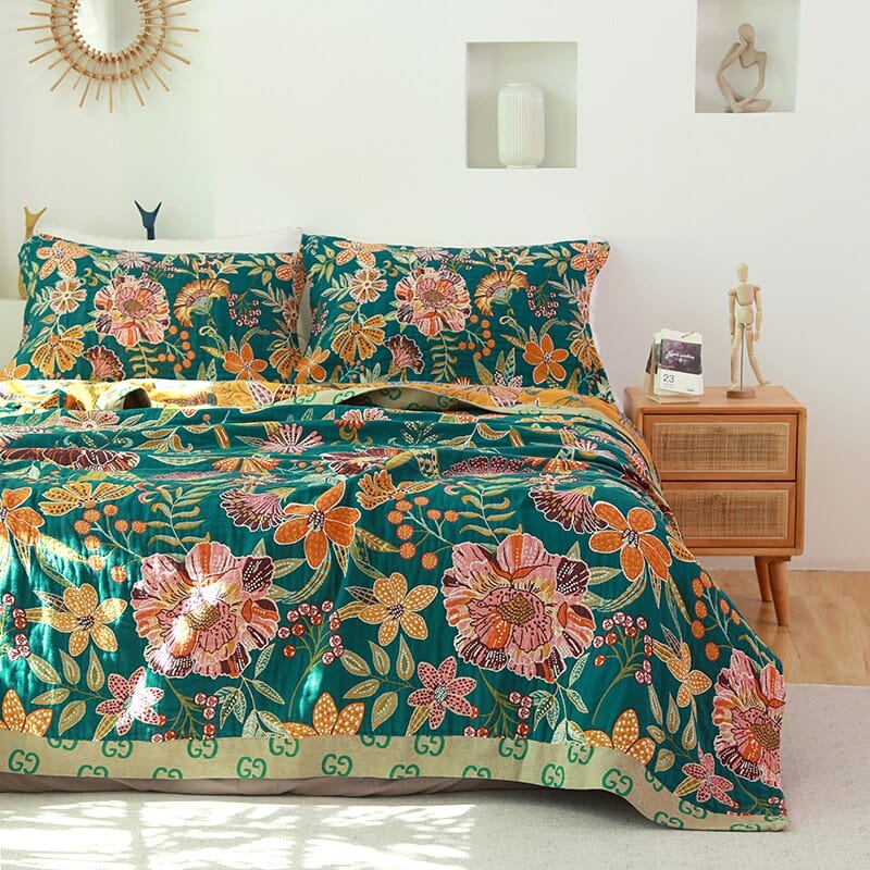 Blossom Breeze Throw Blanket