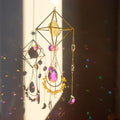 AuraBloom Crystal Sun Catcher | Healing Crystal | Feng Shui Decoration | Positive Energy for Home