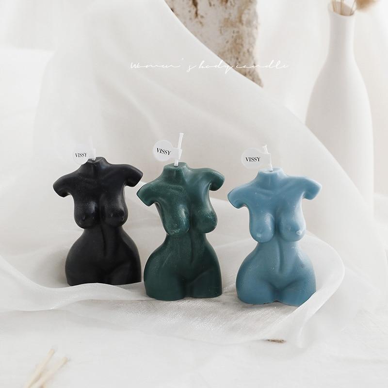 Female Shape Candles (5 Colors)
