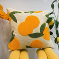 Orange Embroidery Pillowcase
