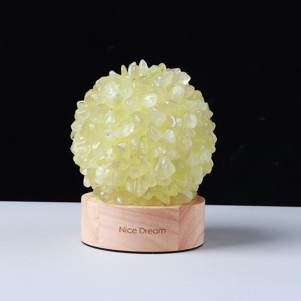 Aventurine Quartz Crystal Lamp