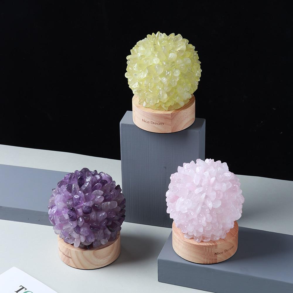 Aventurine Quartz Crystal Lamp