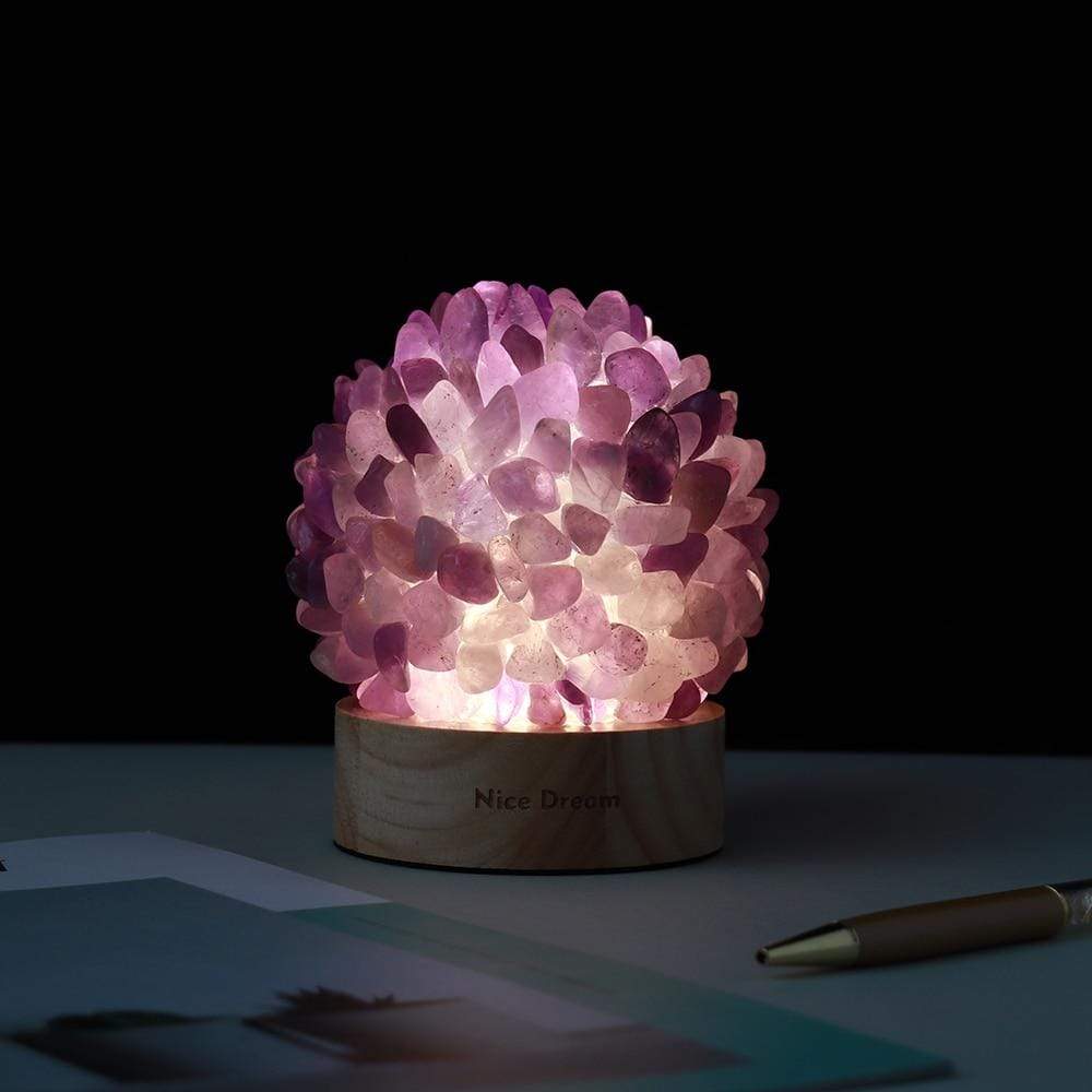Aventurine Quartz Crystal Lamp