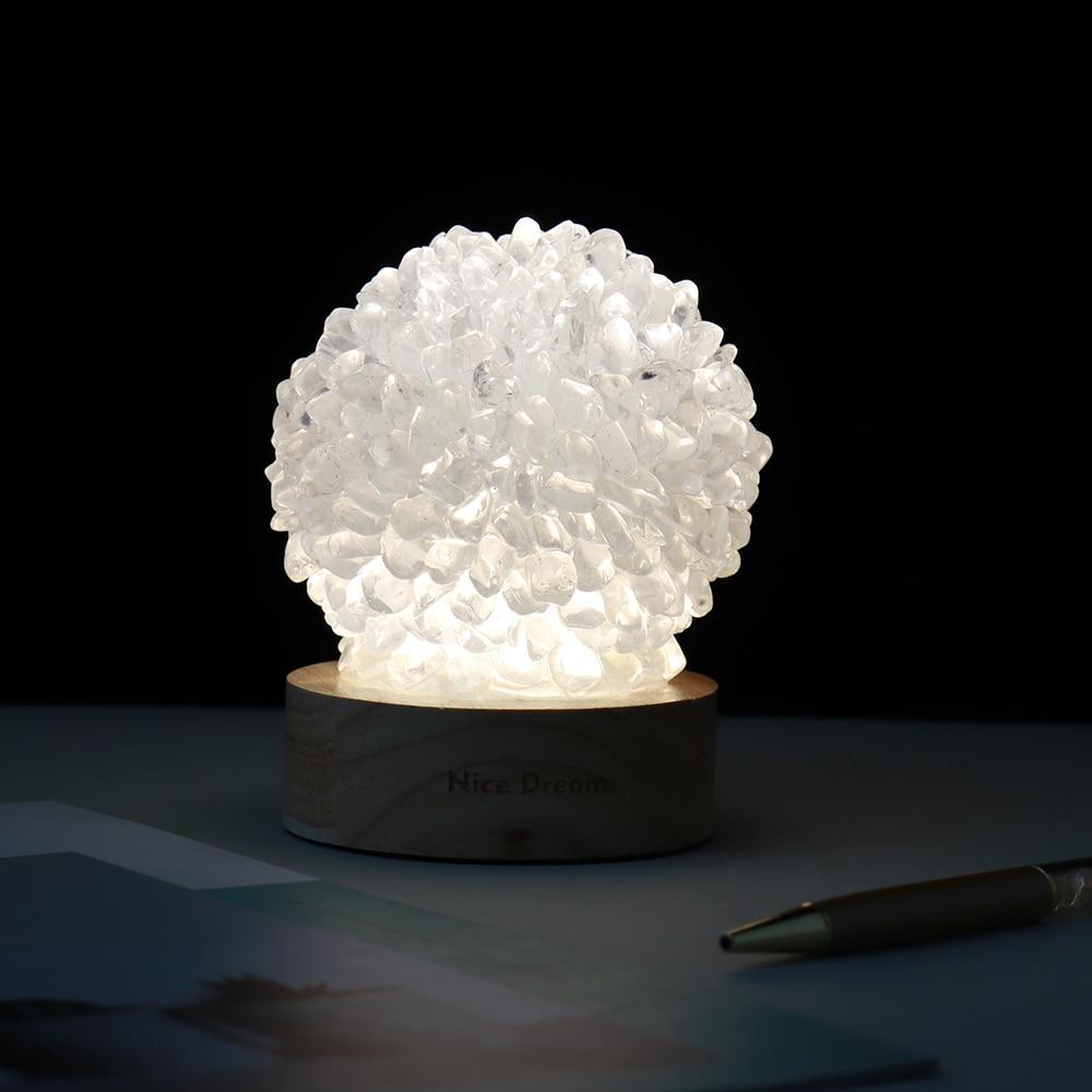 Aventurine Quartz Crystal Lamp