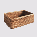 Naturéa Handmade Rattan Storage Baskets for Home Organization