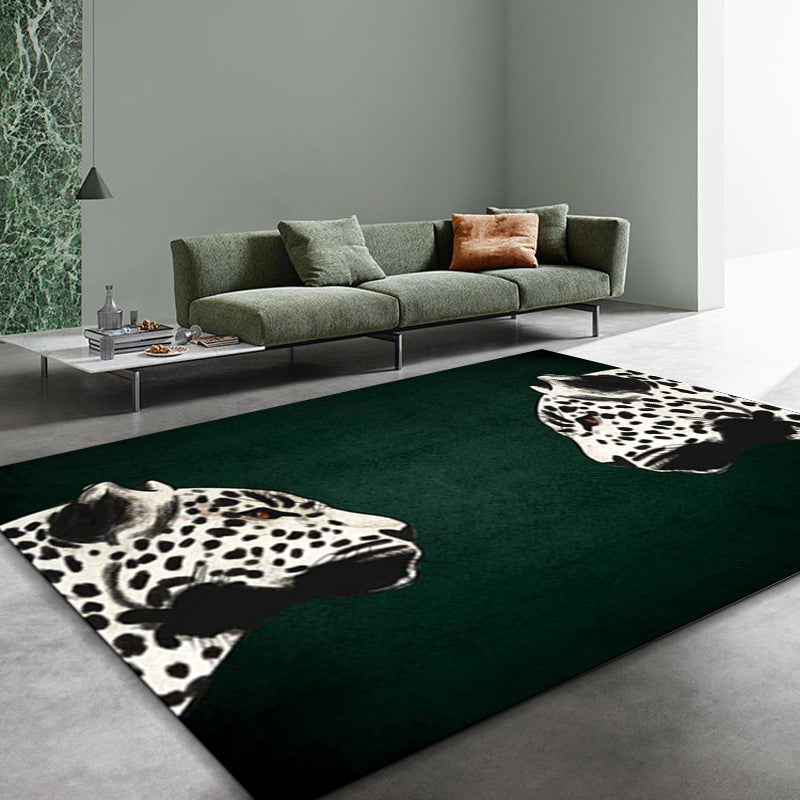Rug Animal Print Washable Non Slip