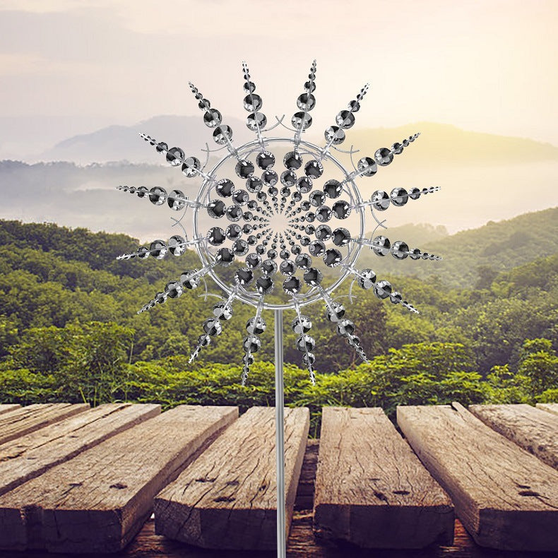 Metal Wind Spinner for Garden