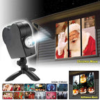 Window Projector with Animated Holiday Season Display