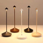 Rechargeable Wireless LED Table Lamp with Dimmable 185-Lumen Light for Indoor and Outdoor Use