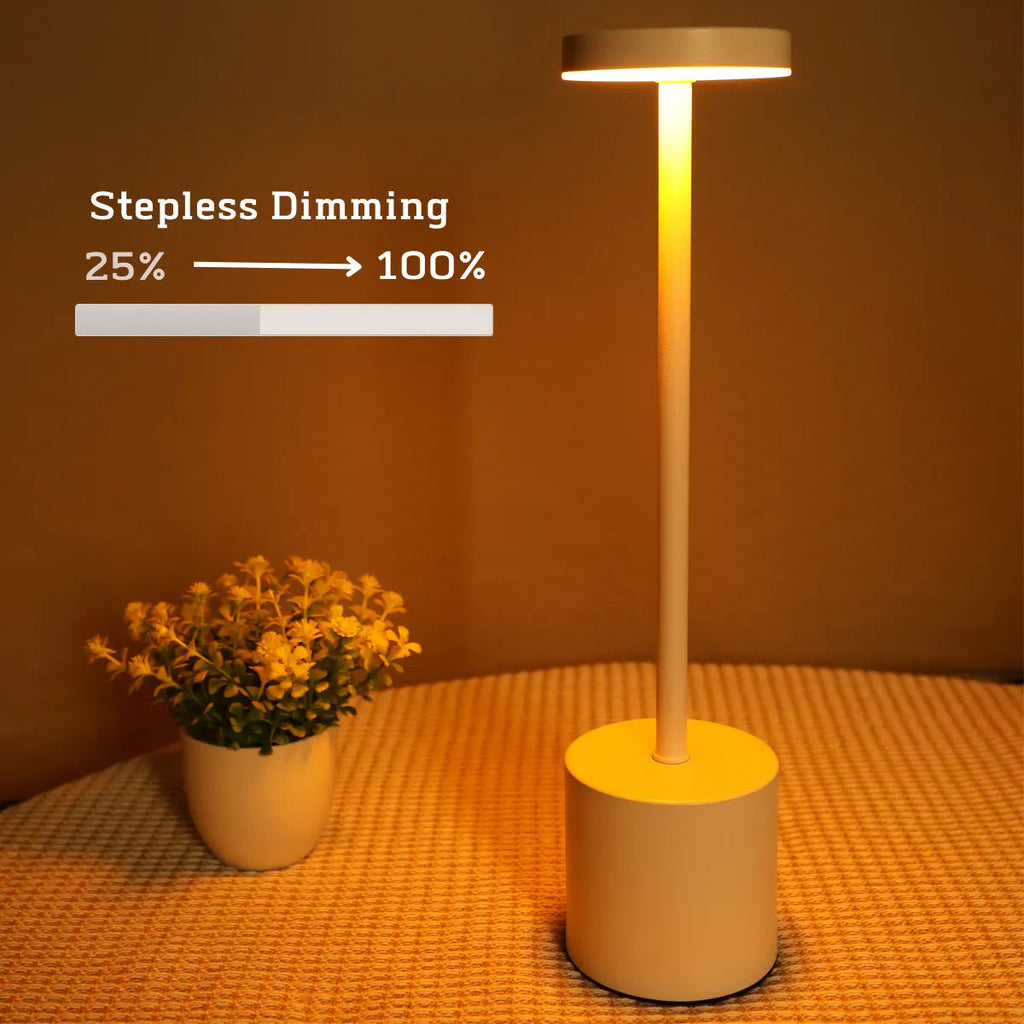 Wireless Metal LED Table Lamp - LumiMetal