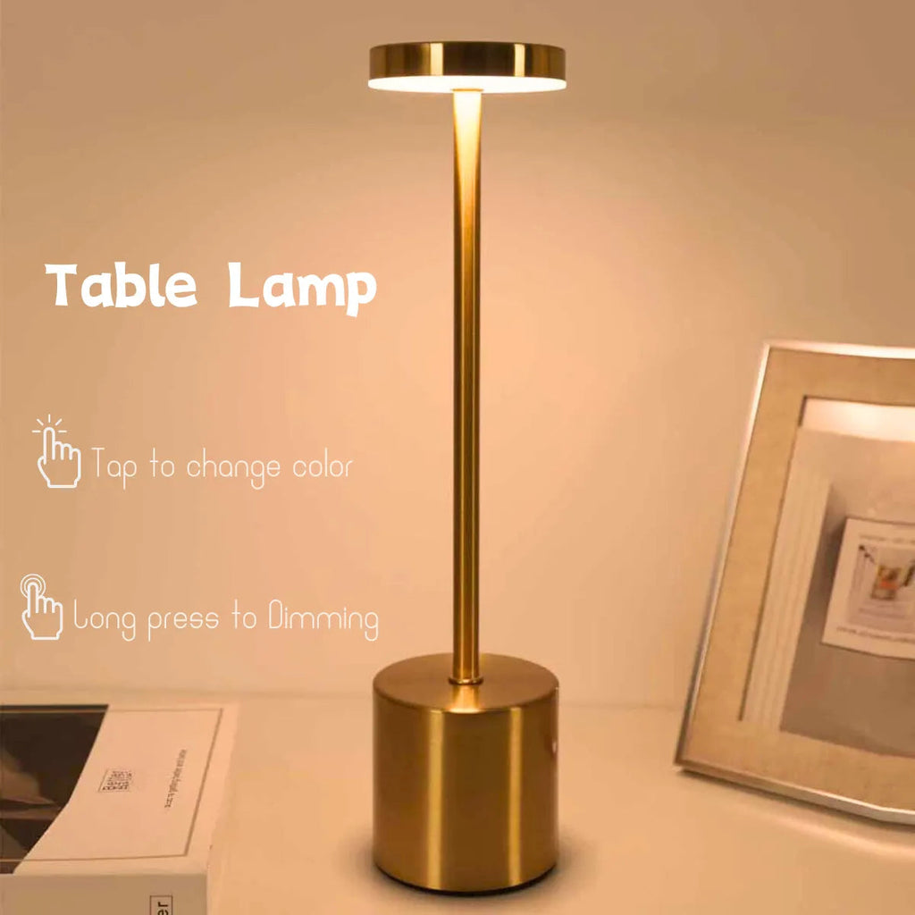 Wireless Metal LED Table Lamp - LumiMetal