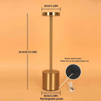 Wireless Metal LED Table Lamp - LumiMetal