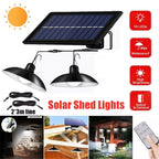 Wireless Solar LED Lamp Set with Remote Control – TwinRay