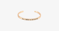 Beautiful Cuff Bangle Bracelet with motivating quote
