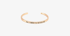 Beautiful Cuff Bangle Bracelet with motivating quote