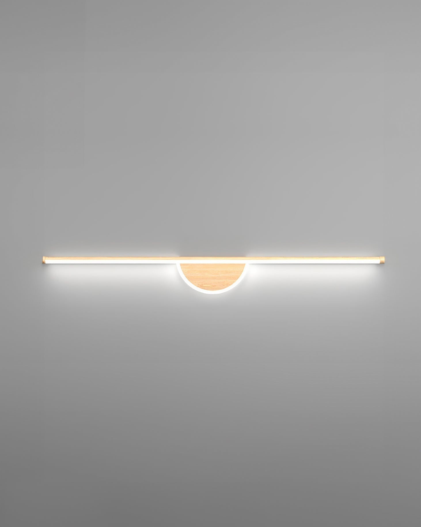 Modern Wall Lamp made of Wooden Arch