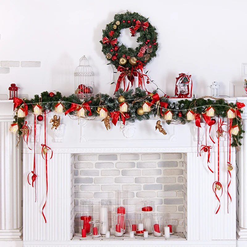 Wooden Christmas Houses with LED Lights - GlowHouse