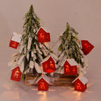 Wooden Christmas Houses with LED Lights - GlowHouse