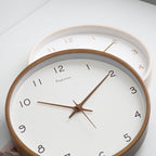 WOODHAVEN – Solid Wood 10-Inch Silent Analogue Wall Clock